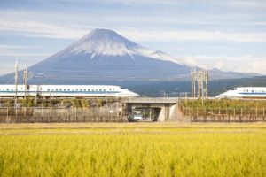 japan, Mount, Fuji, Trains, Shinkansen
