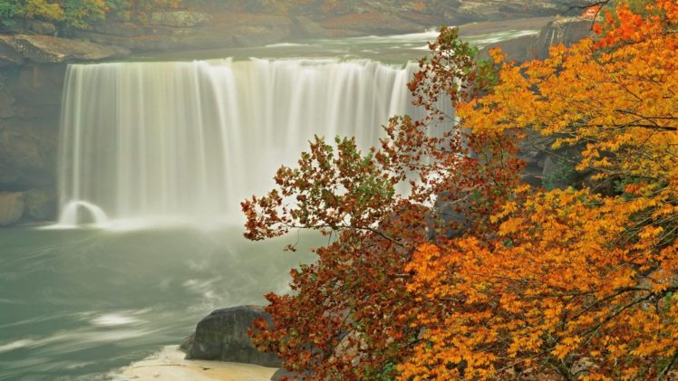 autumn, Falls HD Wallpaper Desktop Background