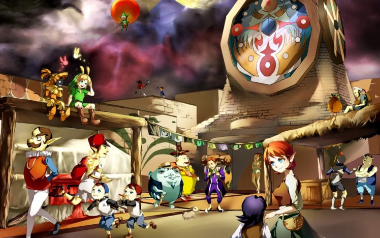 video, Games, Link, The, Legend, Of, Zelda , Majoras, Mask, Clocktowers HD Wallpaper Desktop Background