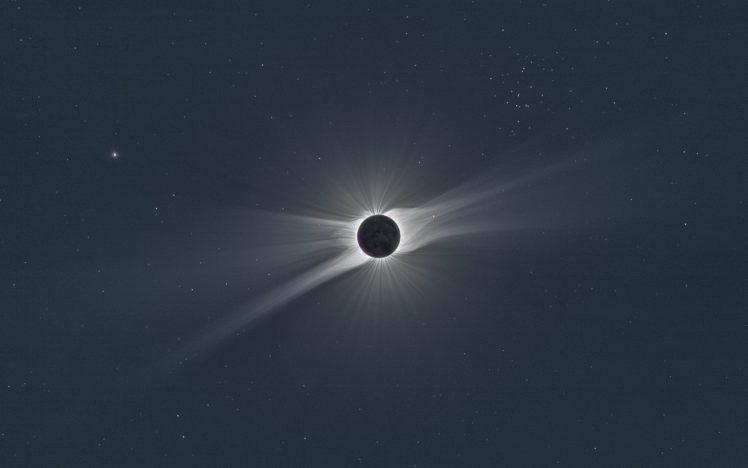 outer, Space, Eclipse HD Wallpaper Desktop Background