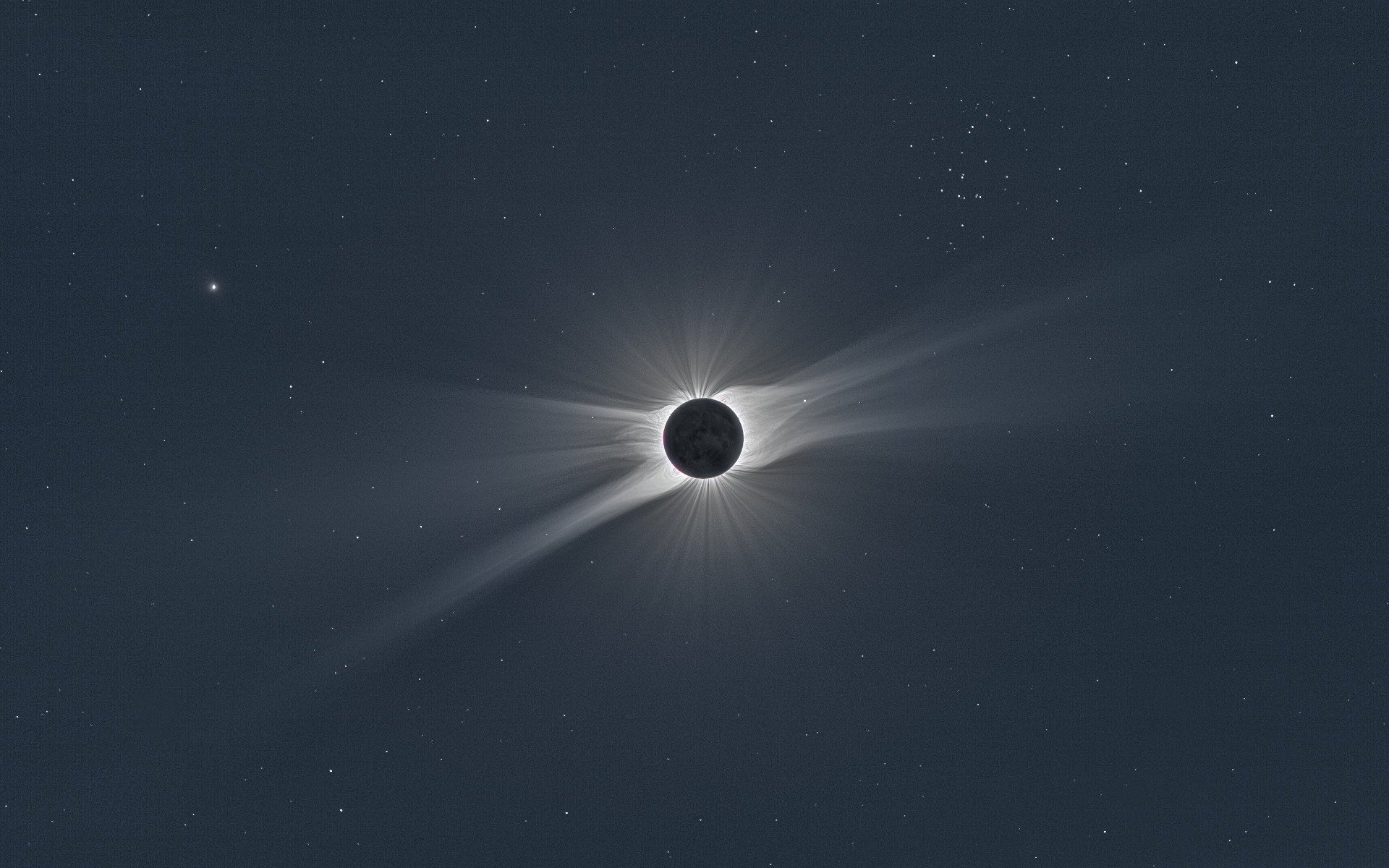 outer, Space, Eclipse Wallpaper
