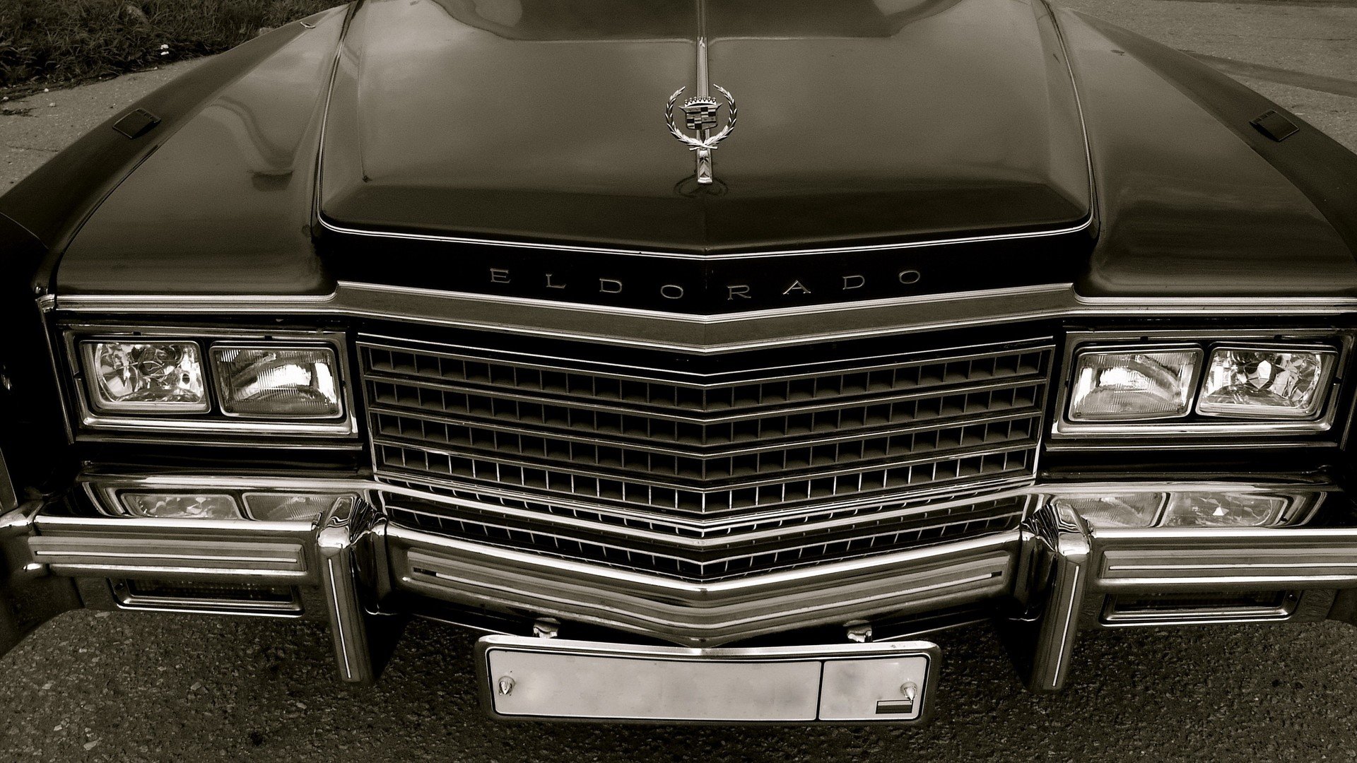 black, And, White, Cars, Gray, Cadillac, American, Cars, Automobiles Wallpaper