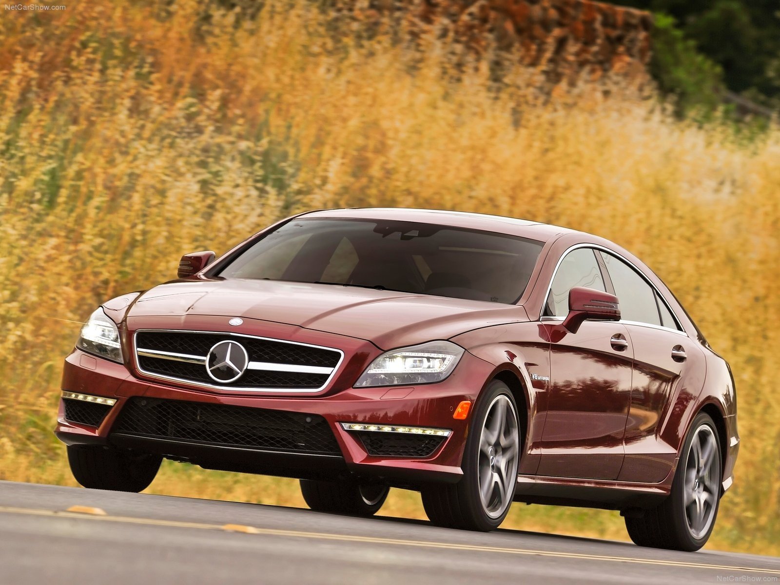 red, Cars, Mercedes, Benz, Cls63, Amg, Mercedes benz Wallpaper