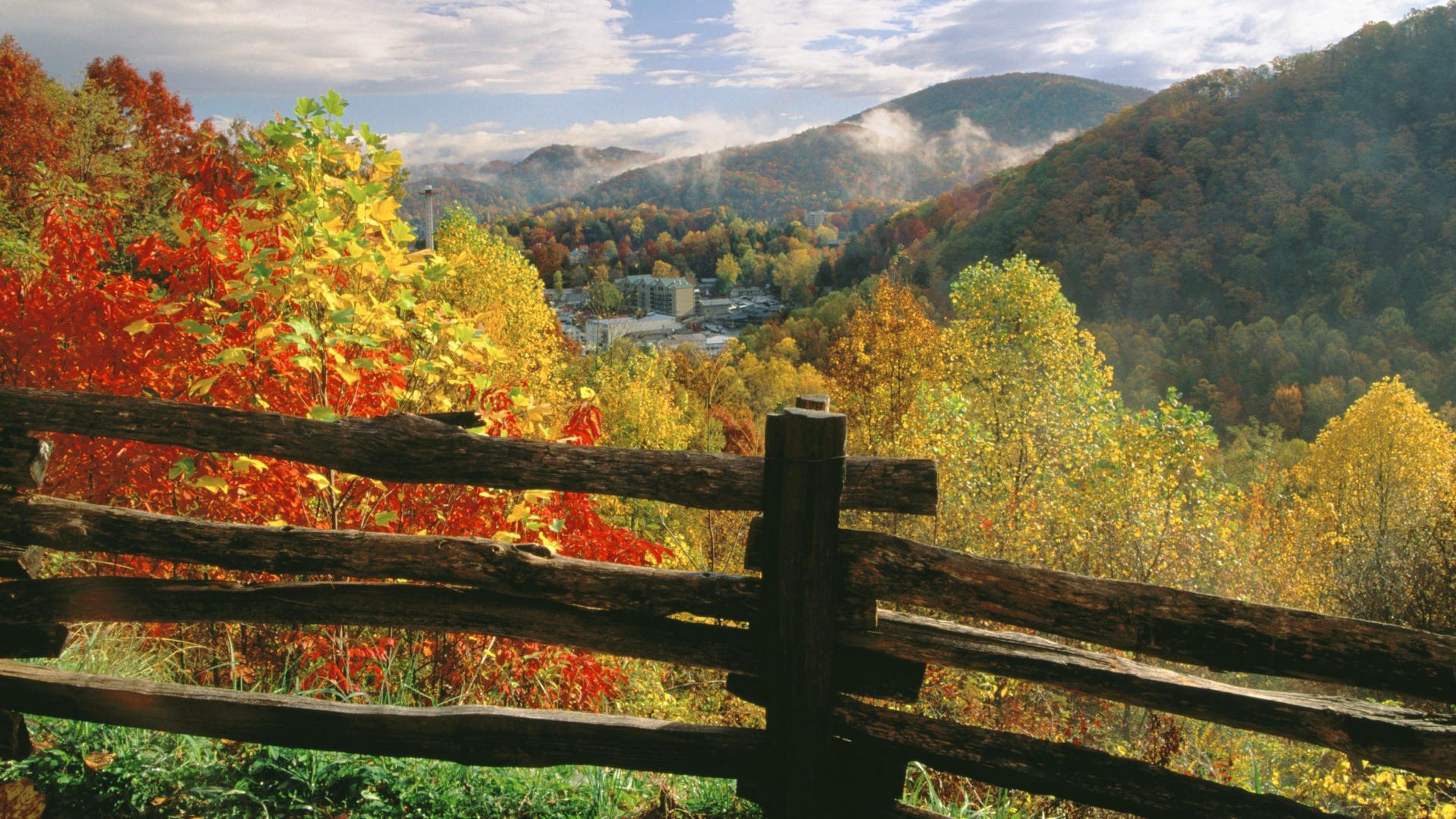 autumn, Multicolor, Tennessee Wallpaper