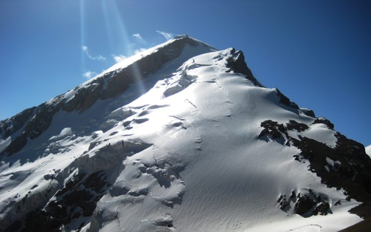 mountains, Nature, Snow HD Wallpaper Desktop Background