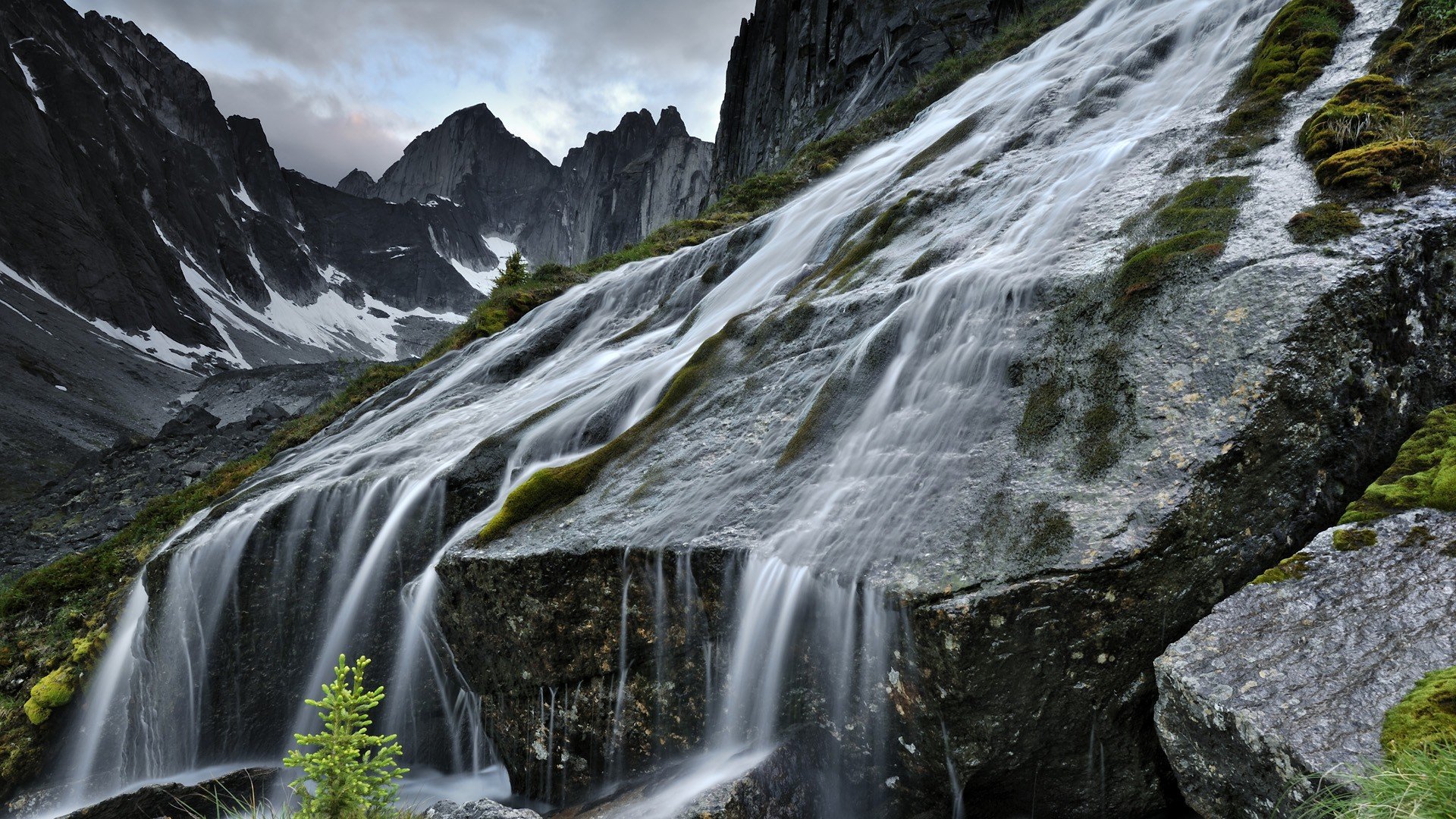 mountains, Landscapes, Waterfalls, National, Park Wallpaper