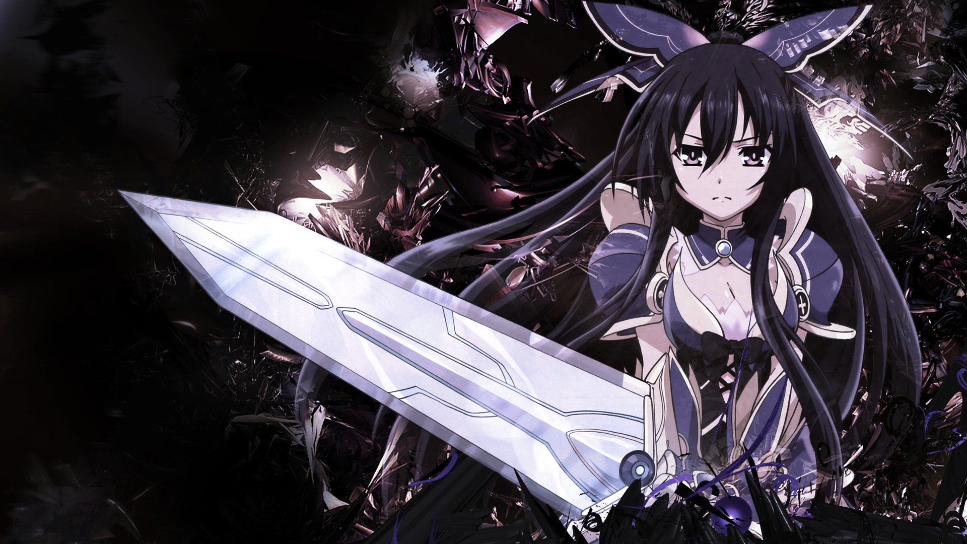 date, A, Live, Armor, Date, A, Live, Sword, Weapon, Yatogami, Tohka Wallpaper