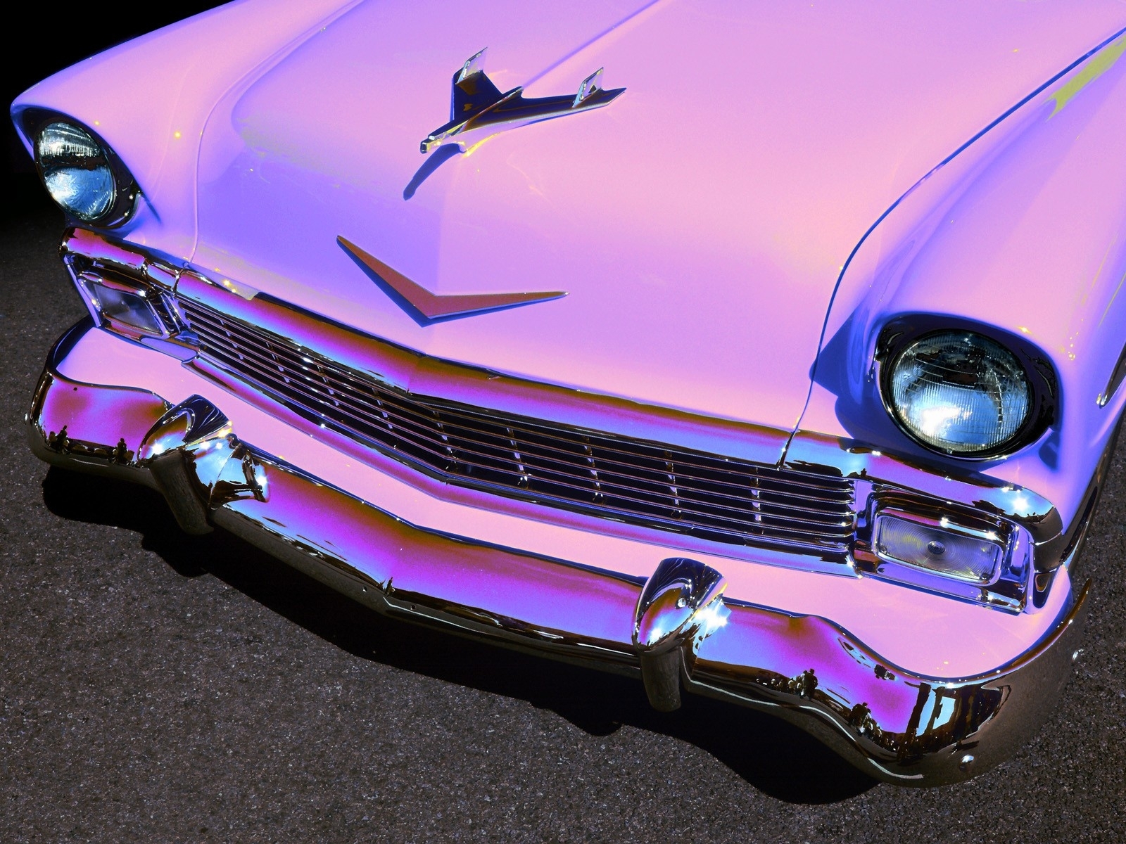 cadillac, Vehicles, Cars, Pink, Classic, Retro, Chrome Wallpaper
