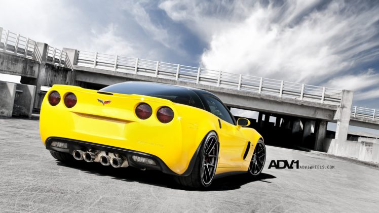 corvette, Yellow, Cars HD Wallpaper Desktop Background