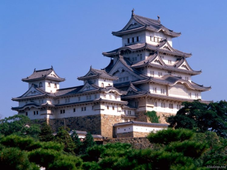 japan, Castles, Architecture, Himeji jo, Castle, Japan, The, Keep, Towers HD Wallpaper Desktop Background