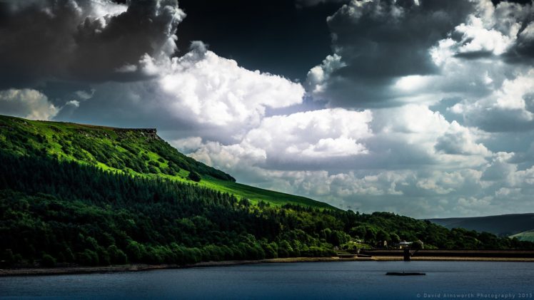 mountain, Nature, Landscape, Cloud, Lake, Tree, Reflection, River, Rock, Hd, 4k, Ultrahd, Wallpaper HD Wallpaper Desktop Background