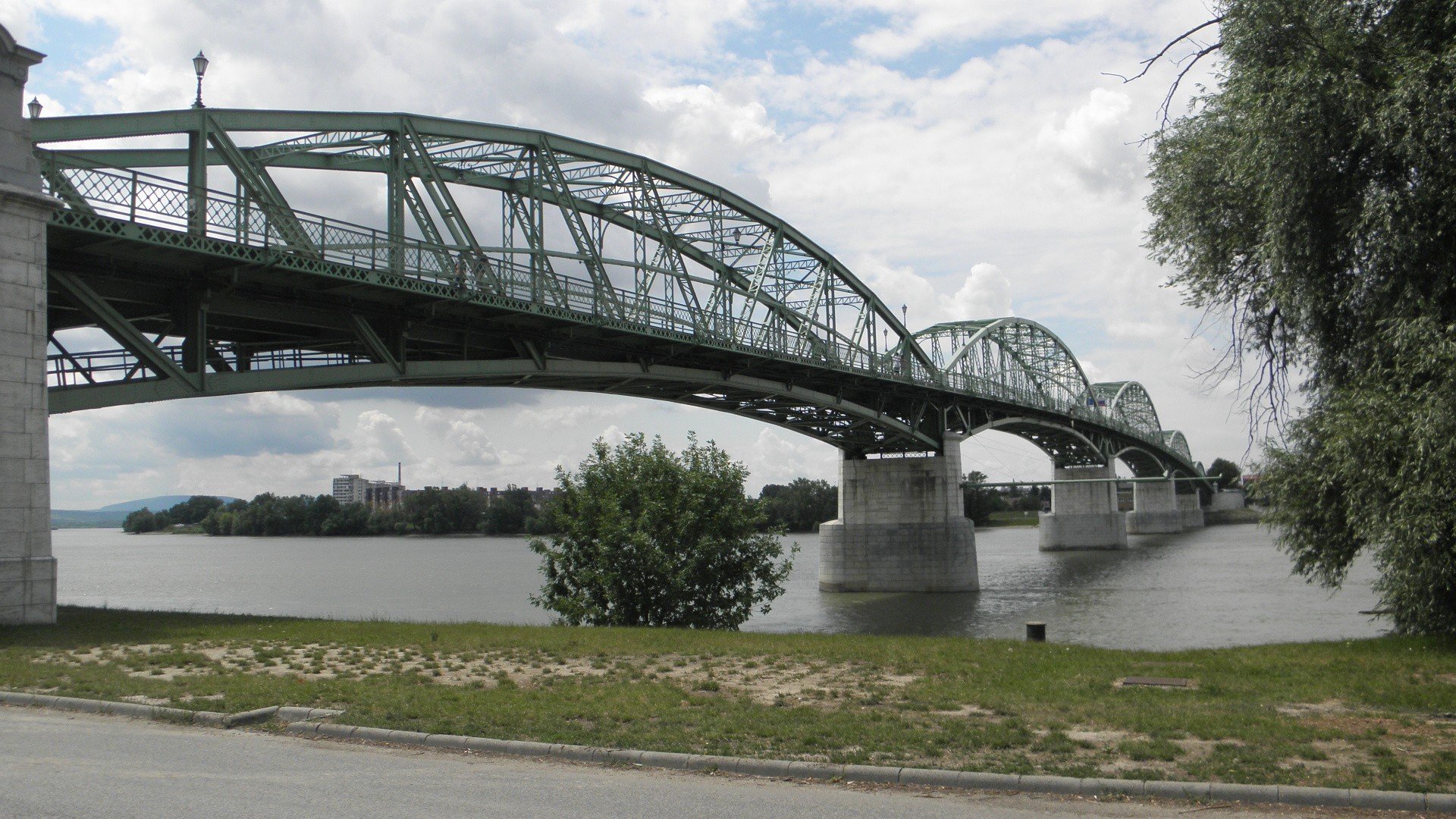 bridges, Hungary, Rivers, Duna, Esztergom Wallpaper