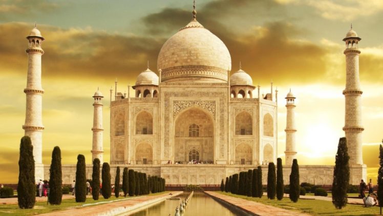 landscapes, Architecture, Buildings, Taj, Mahal, Monumental HD Wallpaper Desktop Background