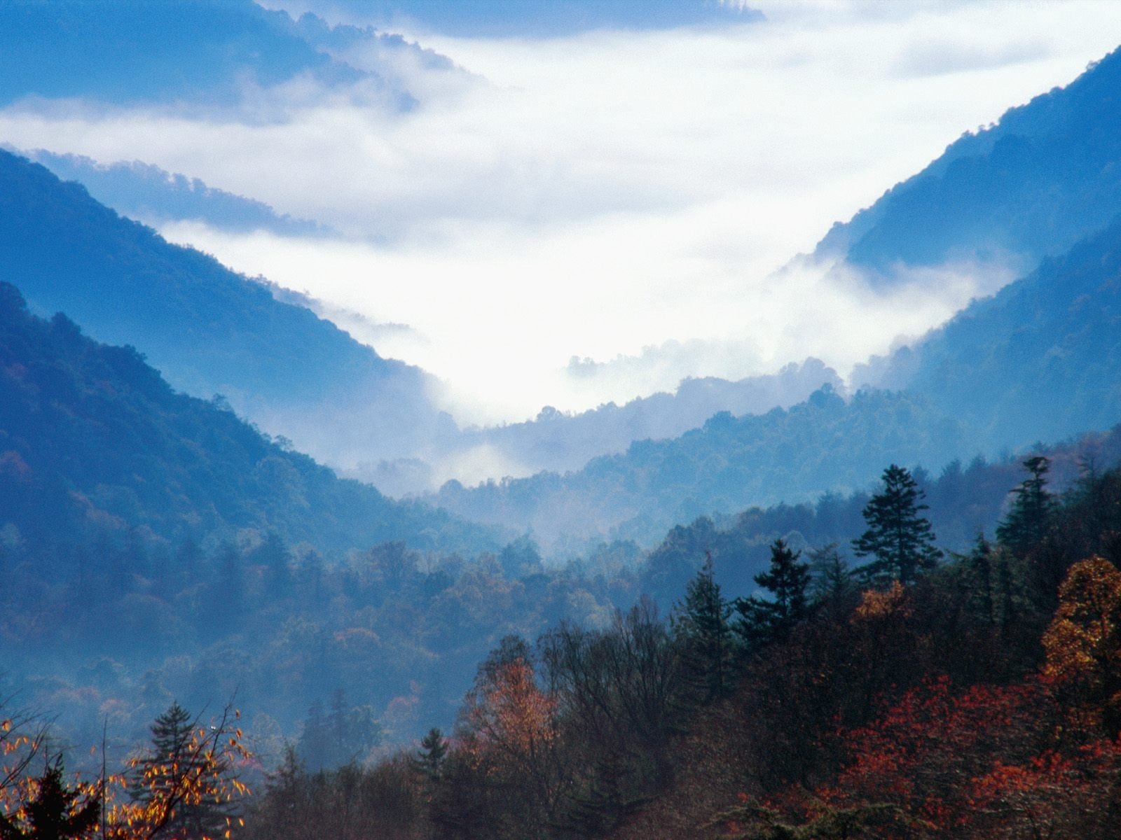 tennessee, Gap, Great, Smoky, Mountains Wallpaper