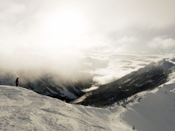 mountains, Winter, Ski HD Wallpaper Desktop Background