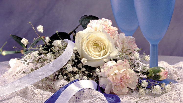 wedding, Bride, Flowers, Bouquet, New, Year, Holiday HD Wallpaper Desktop Background