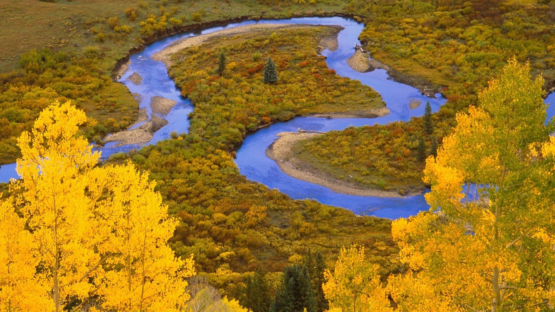 landscapes, Forests, National, Colorado, Rivers, Marsh, Creek, Flood, Plain Wallpaper