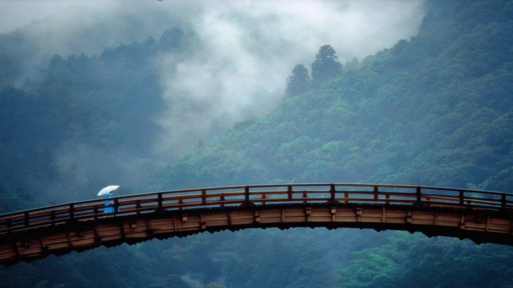 japan, Landscapes, Yamaguchi, Prefecture, Kintai, Bridge HD Wallpaper Desktop Background