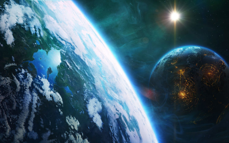 sci, Fi, Planets, Civilization, Stars, Sun, Space HD Wallpaper Desktop Background