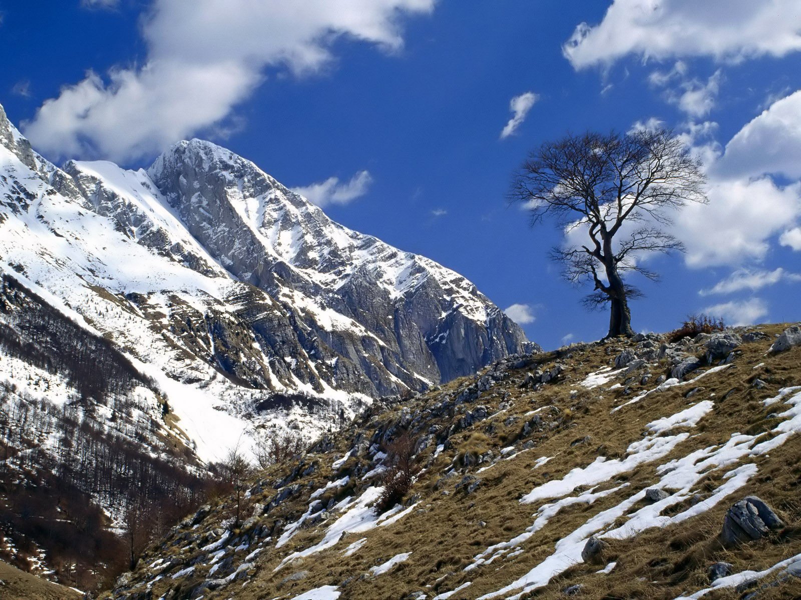 mountains, Landscapes, Nature, Snow Wallpaper