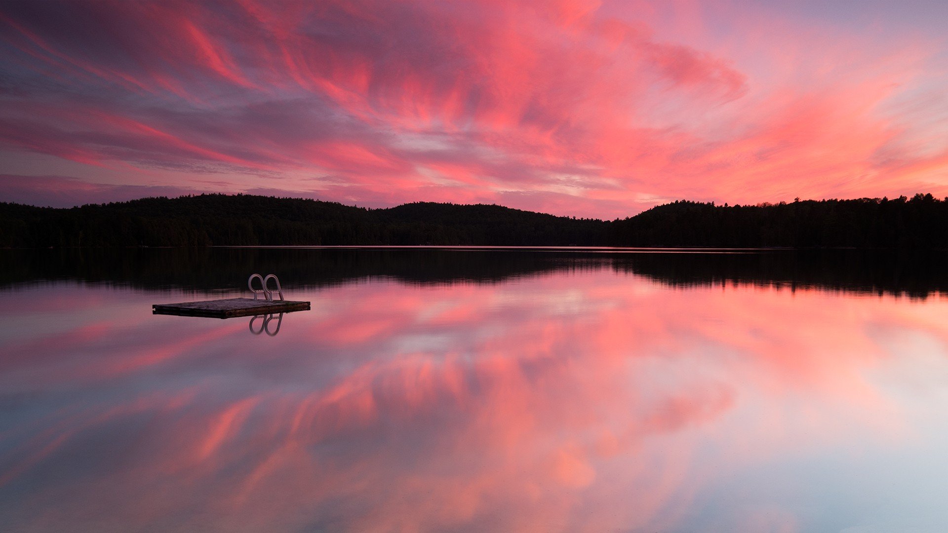 sunset, Landscapes, Nature, Lakes, Reflections Wallpaper