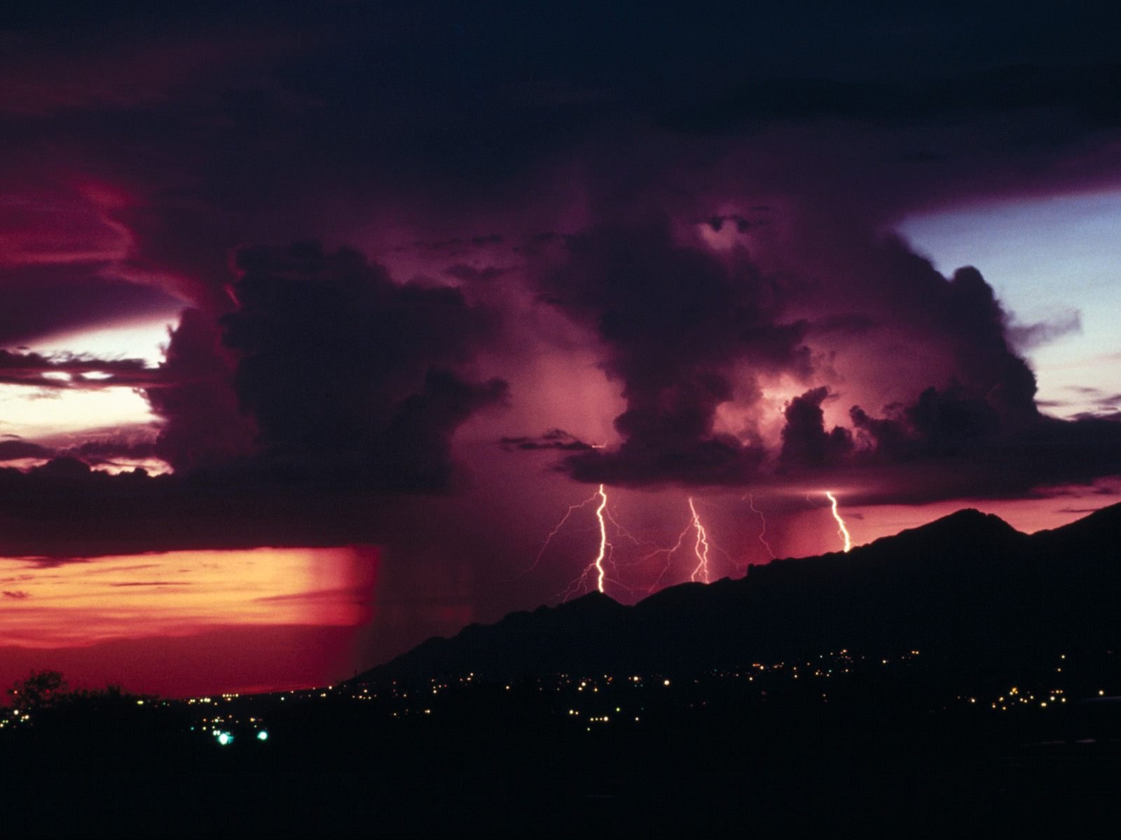storm, Lightning Wallpaper