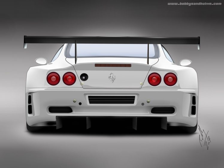 cars, Ferrari, Back, View, Vehicles, Ferrari, 550, Gt, Rear, View, Cars HD Wallpaper Desktop Background