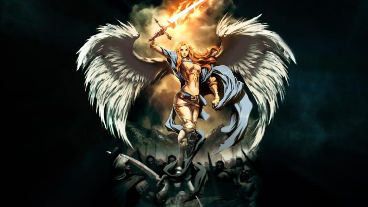 angel, Warrior HD Wallpaper Desktop Background