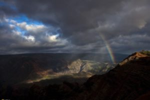 mountains, Landscapes, Hawaii, National, Geographic, Rainbows, Kauai