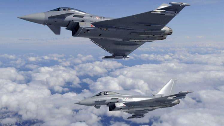 aircraft, Military, Eurofighter, Typhoon, Lakes, Makkha, Penguies HD Wallpaper Desktop Background