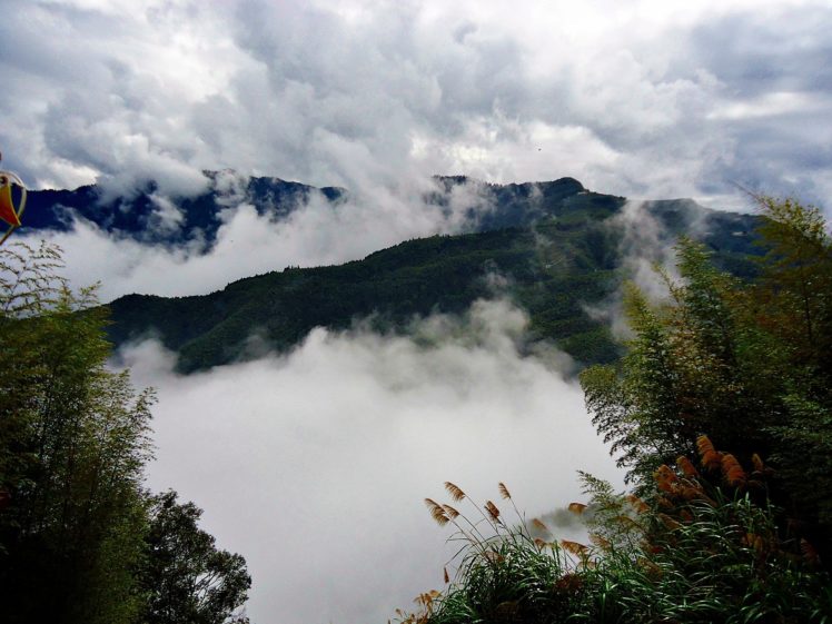 mountains, Clouds, Landscapes, Nature, Trees, Fog, Skies HD Wallpaper Desktop Background