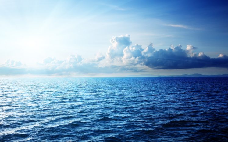 clouds, Sky, Caribbean, Sea, Beautiful, Nature, Sunlight, Ocean HD Wallpaper Desktop Background