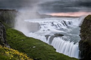 gullfoss, Iceland, Hvitau, River, Waterfall