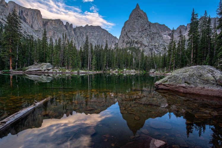 mirror, Lake, Mountains, Trees, Landscape, Reflection HD Wallpaper Desktop Background