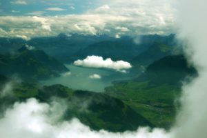 mountains, Clouds, Landscapes, Nature, Forests, Lakes, Skyscapes