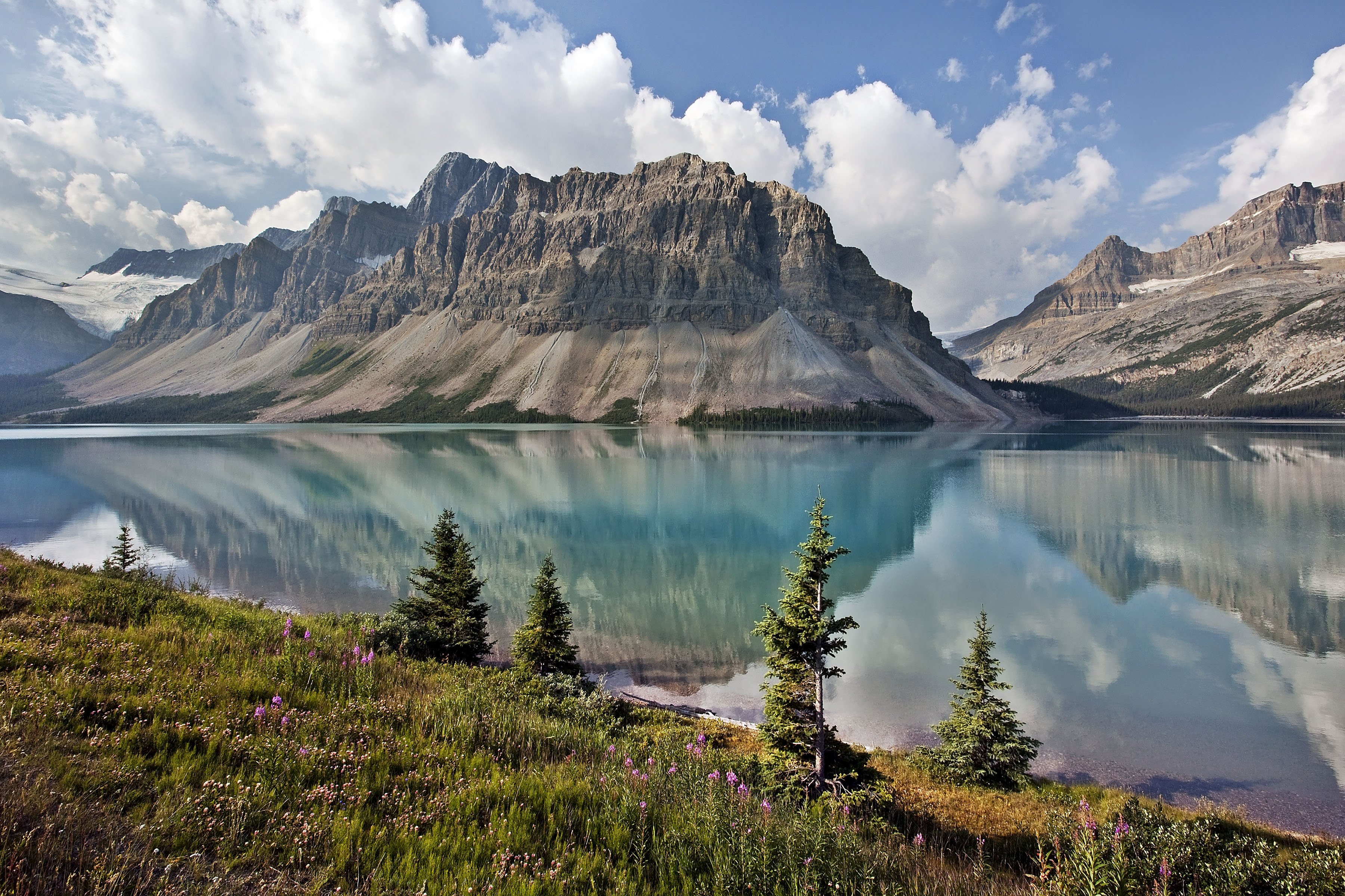 mountains, Lake, Landscape, Reflection Wallpaper