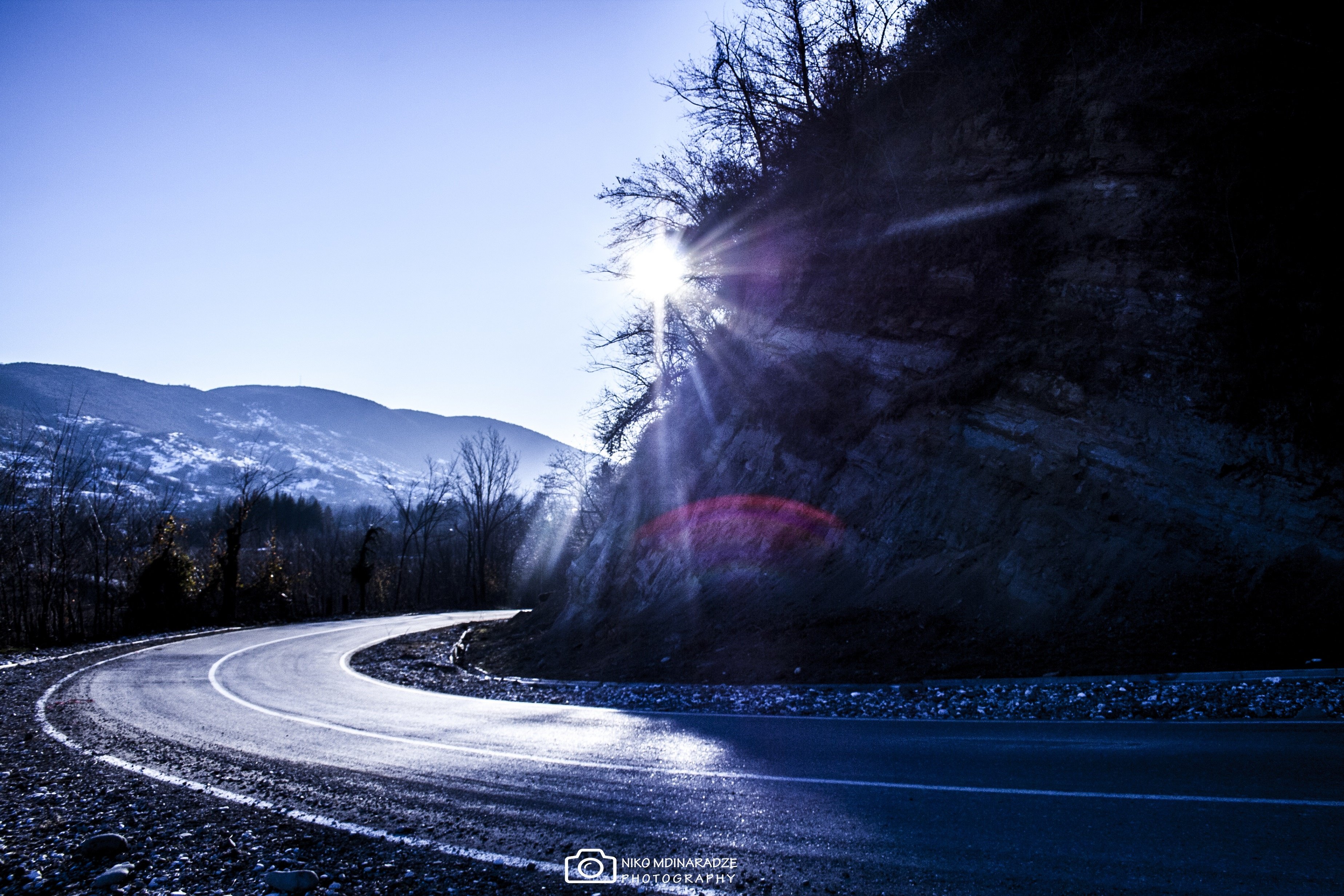 road, Samegrelo, Tamakoni, Georgia Wallpaper