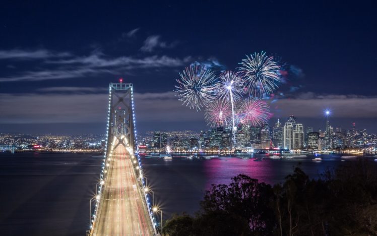 san, Francisco, California, United, States, Fireworks HD Wallpaper Desktop Background