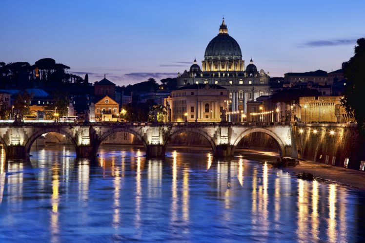 st, , Peterand039s, Basilica, At, Dusk, London, Canada, Reflection HD Wallpaper Desktop Background