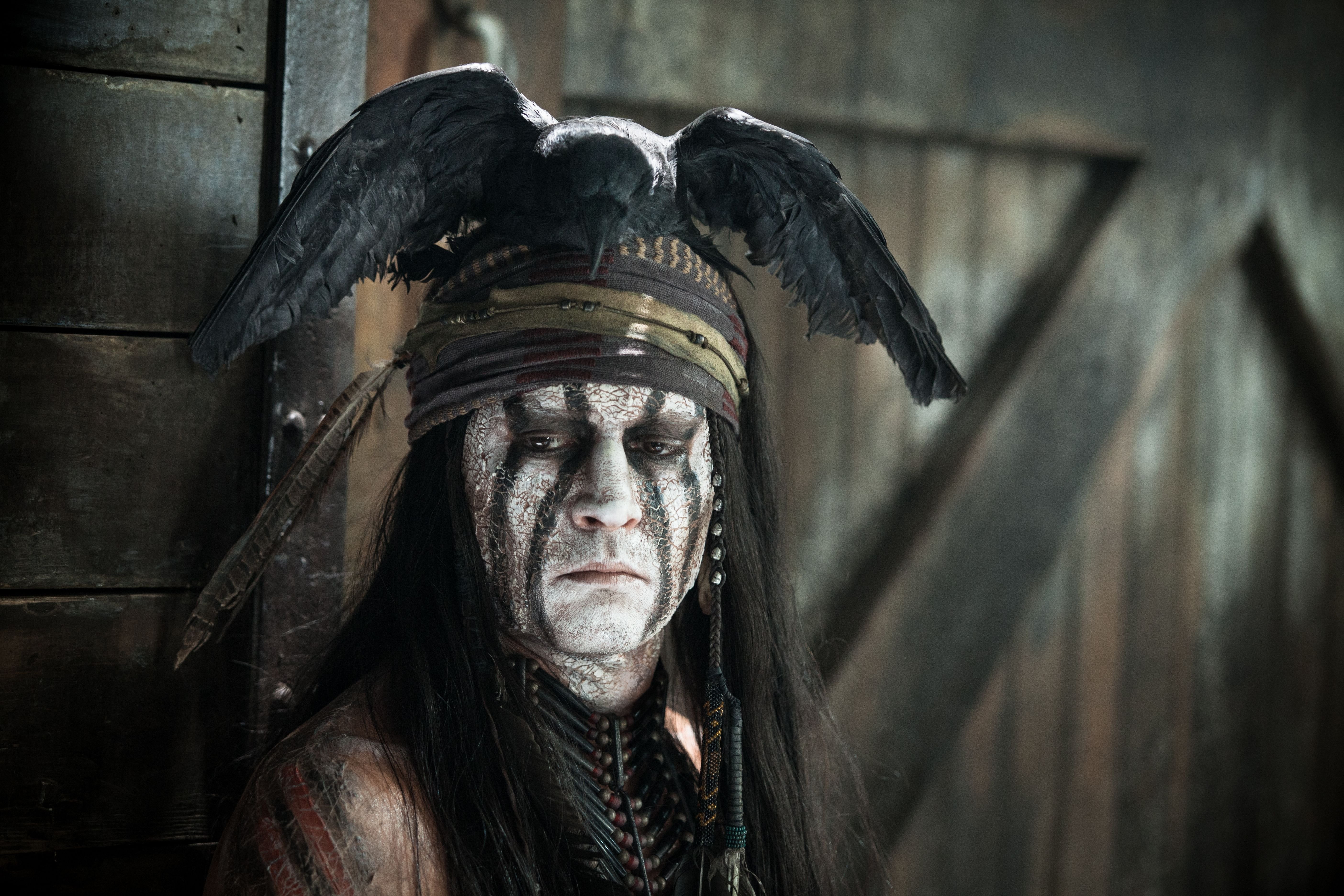 the, Lone, Ranger,  2013, Film , Johnny, Depp, Men, Indians, Movies Wallpaper