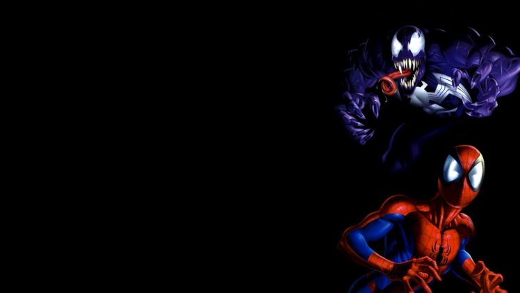 venom, Spider man, Marvel, Comics HD Wallpaper Desktop Background