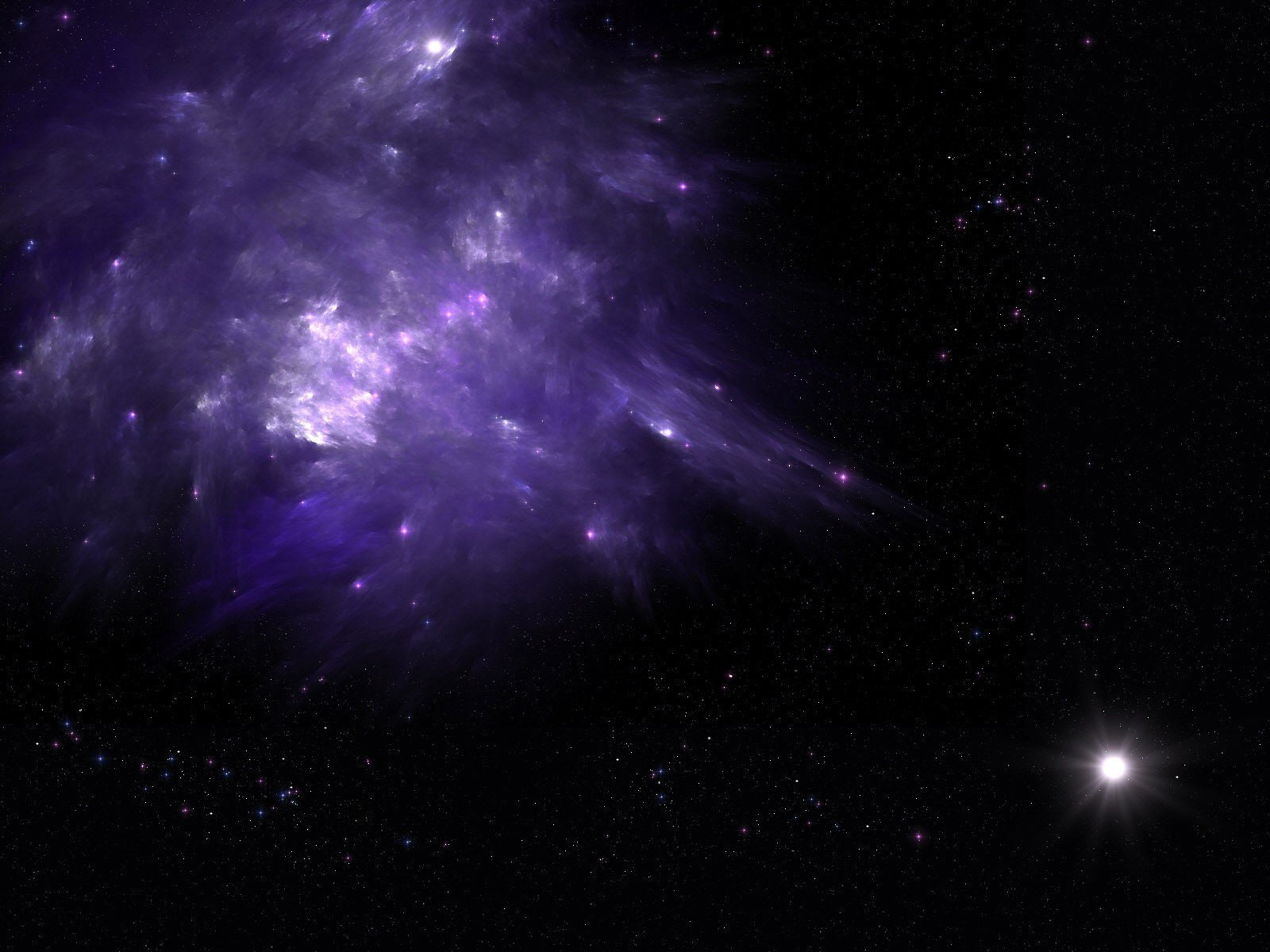outer, Space, Lights, Stars, Galaxies, Purple, Nebulae, Planet, Earth, Bright Wallpaper