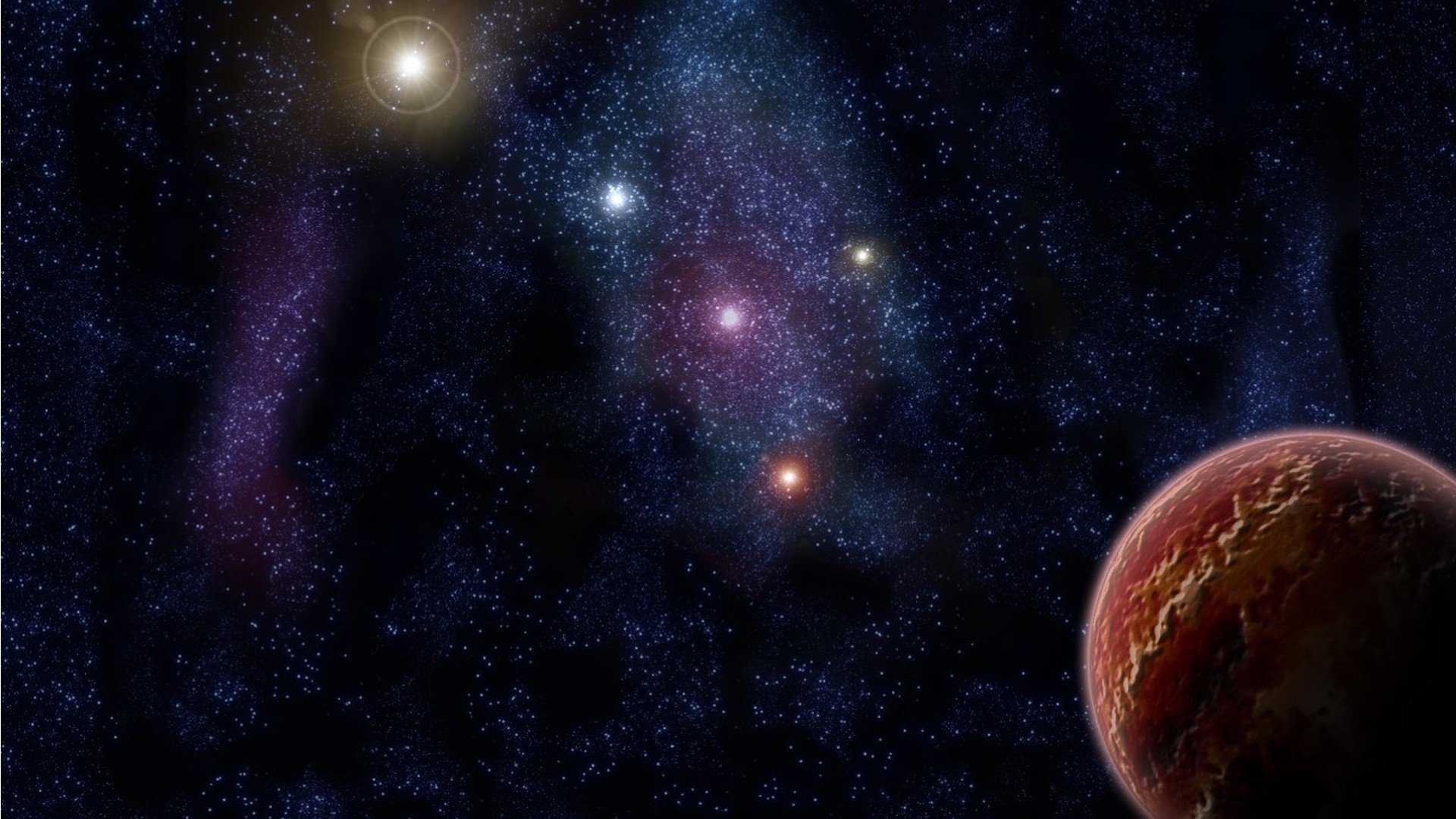 outer, Space, Planets Wallpaper