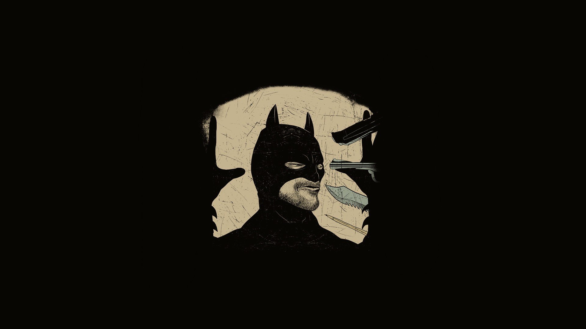 abstract, Batman, Simplistic, Simple, Bruce, Wayne Wallpaper