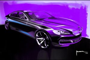cars, Design, Sketches, Coupe, Bmw, 6, Series