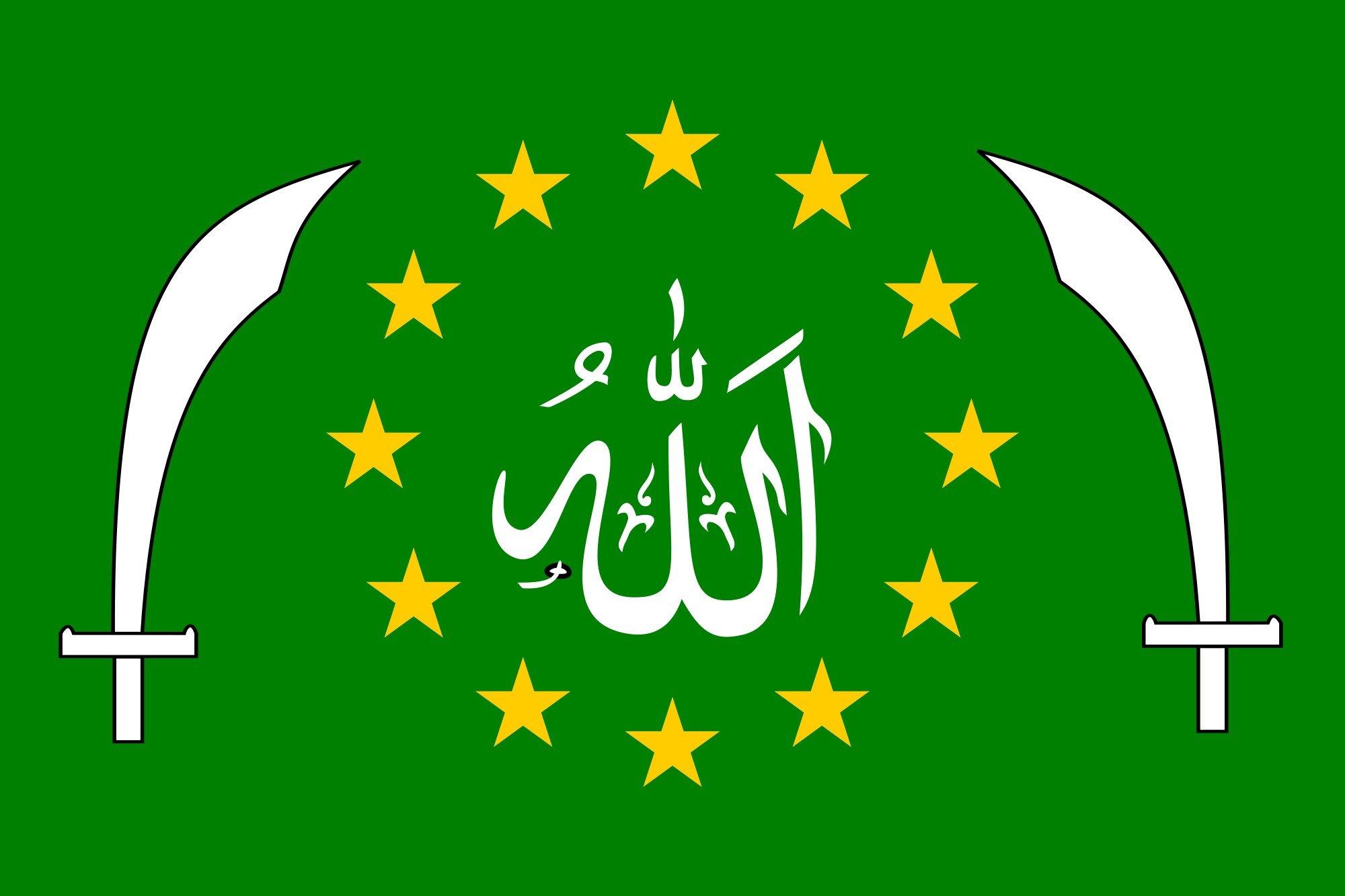 2000px eurabia, Flag, Svg Wallpaper