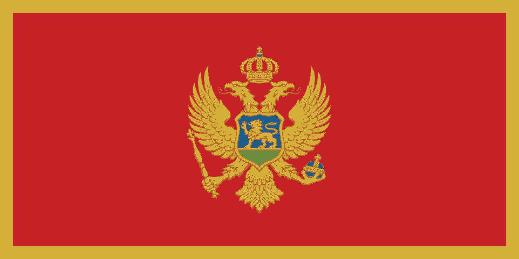 2000px flag, Of, Montenegro, Svg Wallpaper