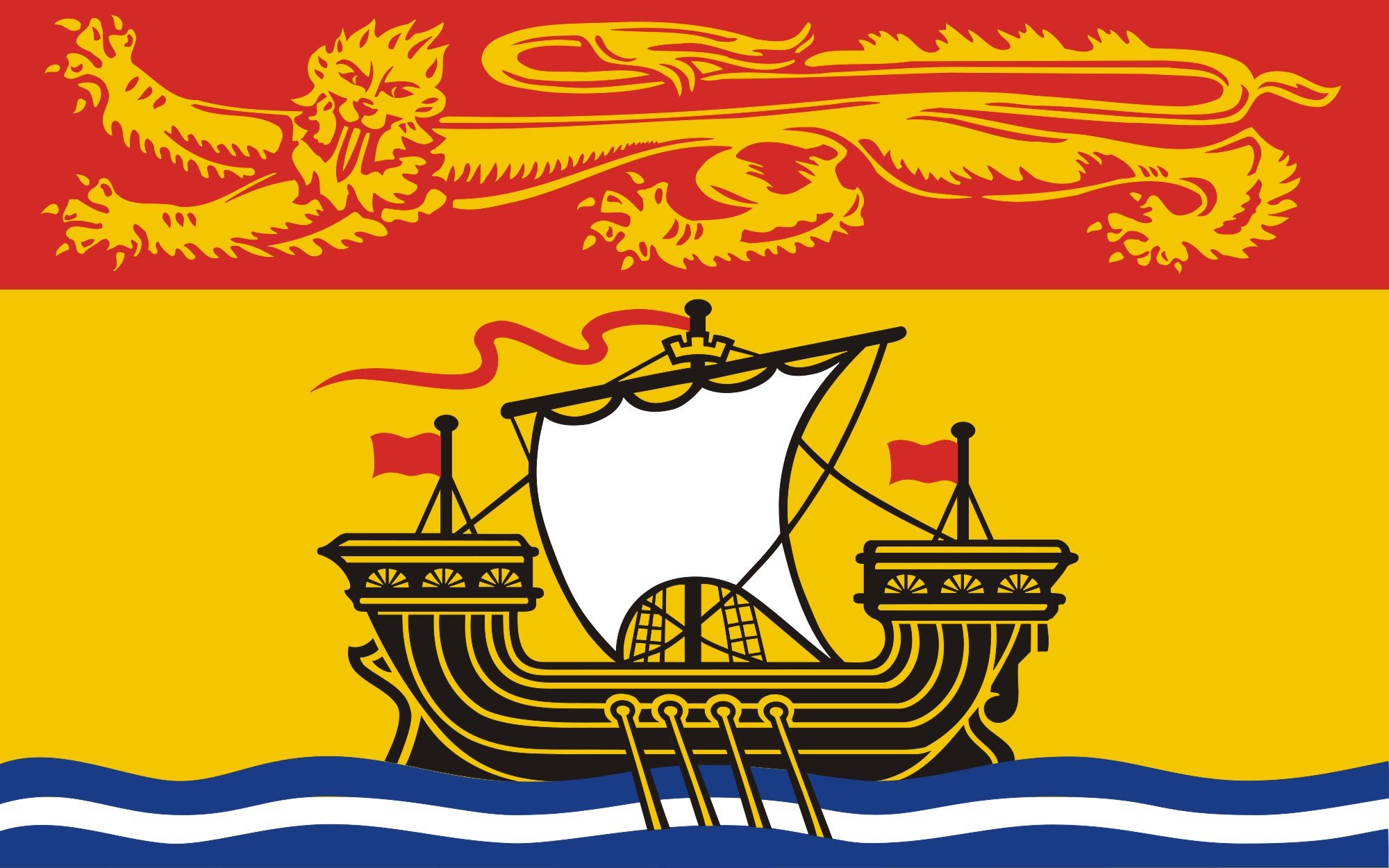 2000px flag, Of, New, Brunswick, Svg Wallpaper