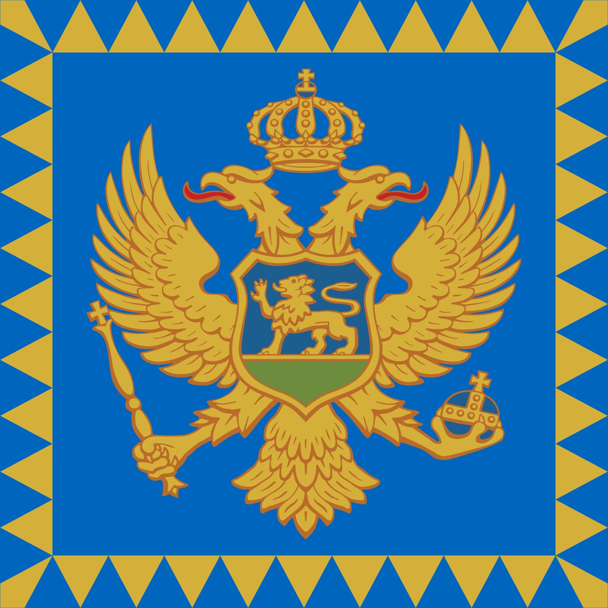2000px naval, Standard, Of, The, President, Of, Montenegro, Svg Wallpaper