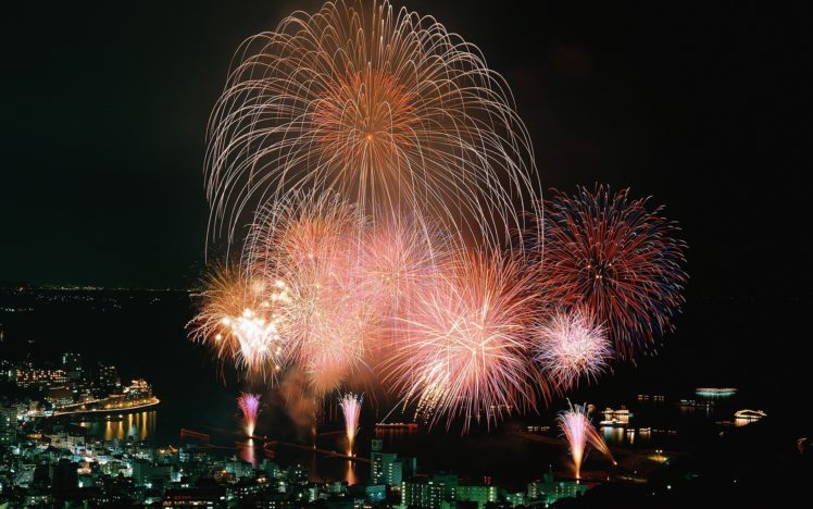 fireworks, Cities HD Wallpaper Desktop Background